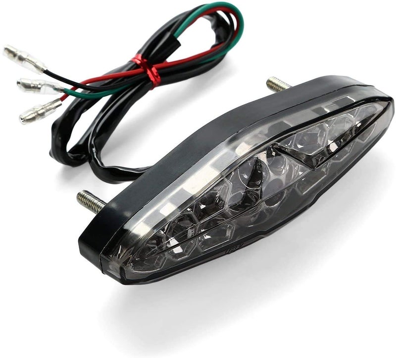 CICMOD Motorcycle Led Brake Running Tail Light 12V Universal for Quad ATV Dirt Bike Custom Chopper - Image 1